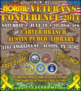Texas NORML Veterans' Conference 2014